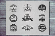 Airplane Badge & Logo Designs
