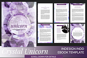 Crystal Unicorn ID Ebook Template