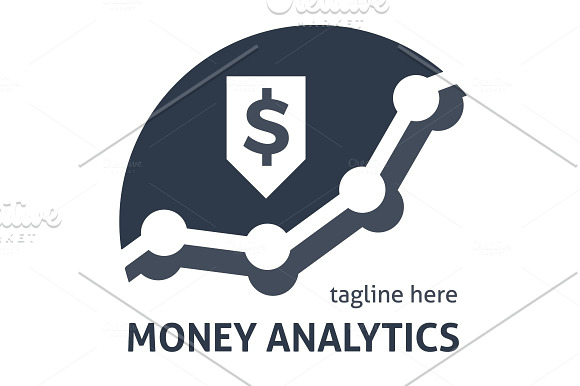 Money Analytics Logo in Logo Templates - product preview 3