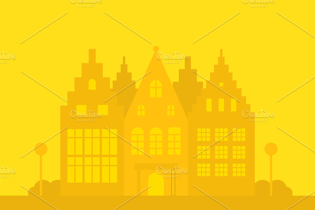 Vector cities silhouette in Illustrations - product preview 8