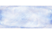 Watercolor blue sky template texture