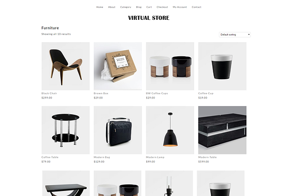 Virtual Store WooCommerce Theme in WordPress Commerce Themes - product preview 1