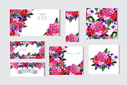 Floral Card Templates