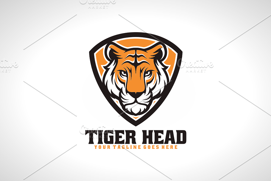 Tiger Head  in Logo Templates - product preview 8