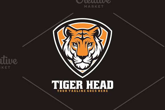 Tiger Head  in Logo Templates - product preview 2