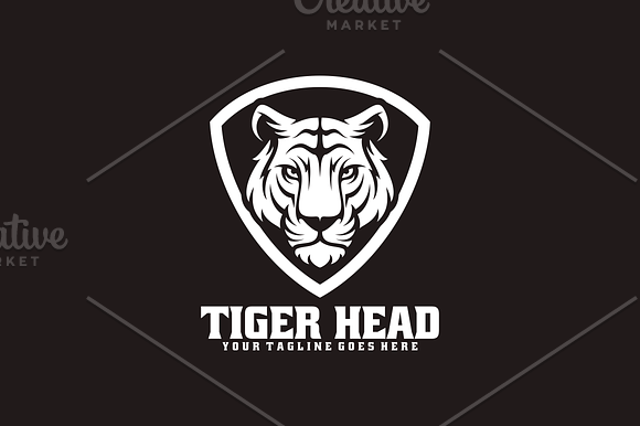 Tiger Head  in Logo Templates - product preview 3
