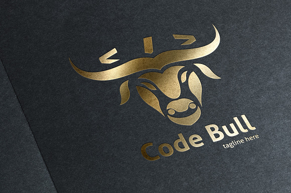 Code Bull Logo in Logo Templates - product preview 2