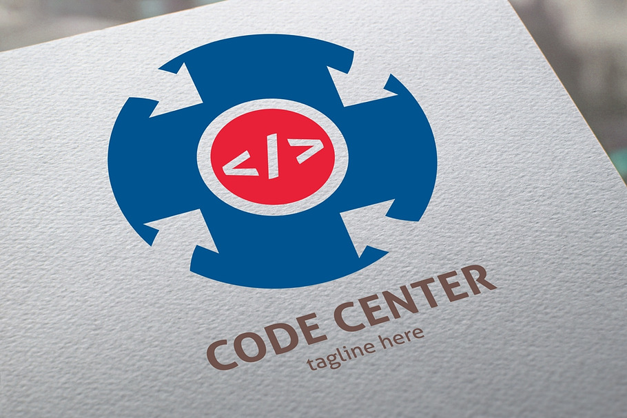 Code Center Logo in Logo Templates - product preview 8