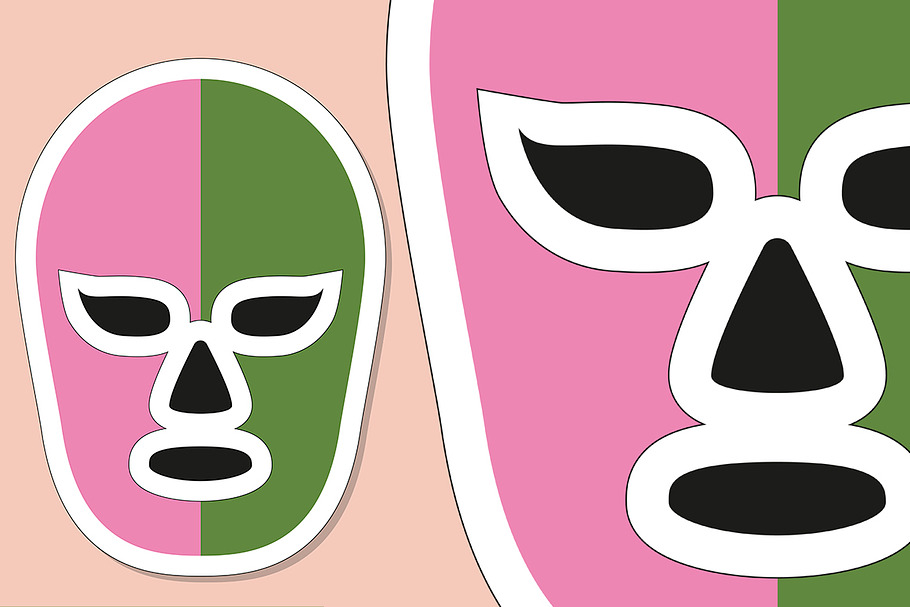 mexican fighting mask lucha libre