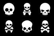 Skull and crossbones icons