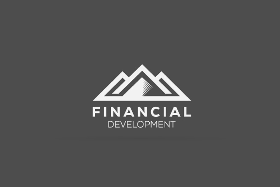 Financial Mountain Logo in Logo Templates - product preview 8