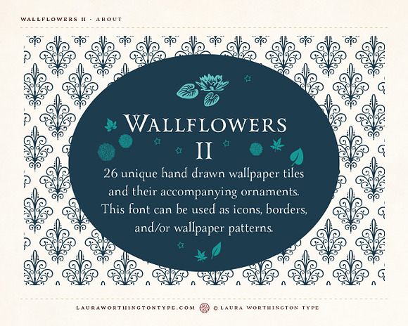 Wallflowers II in Patterns - product preview 4
