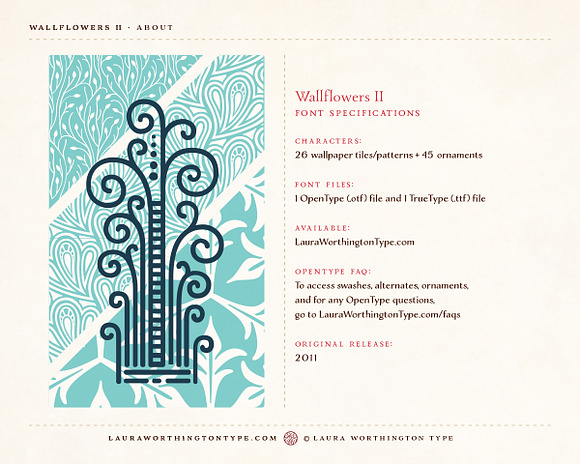 Wallflowers II in Patterns - product preview 5