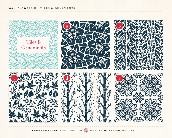 Wallflowers II in Patterns - product preview 8