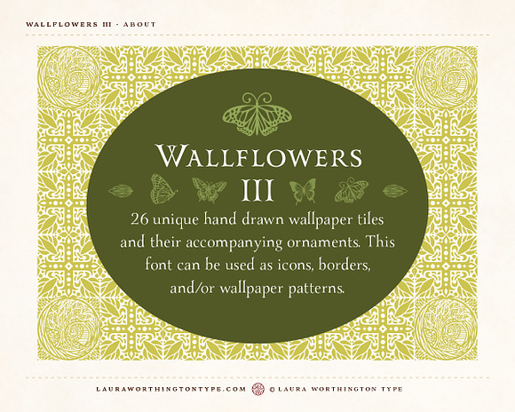 Wallflowers III in Patterns - product preview 5