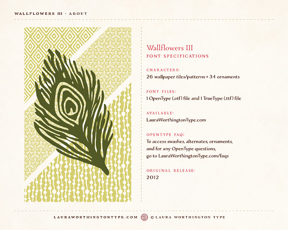 Wallflowers III in Patterns - product preview 6