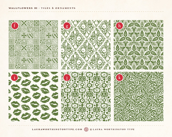 Wallflowers III in Patterns - product preview 10