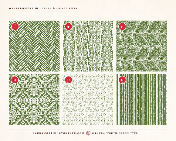 Wallflowers III in Patterns - product preview 11