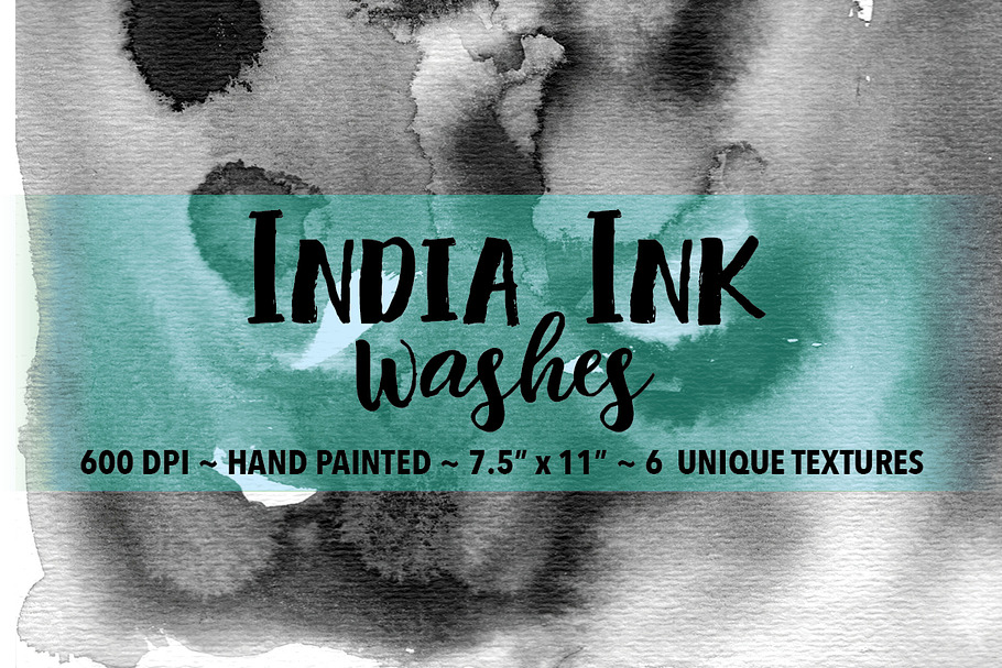 India Ink Wash Backgrounds