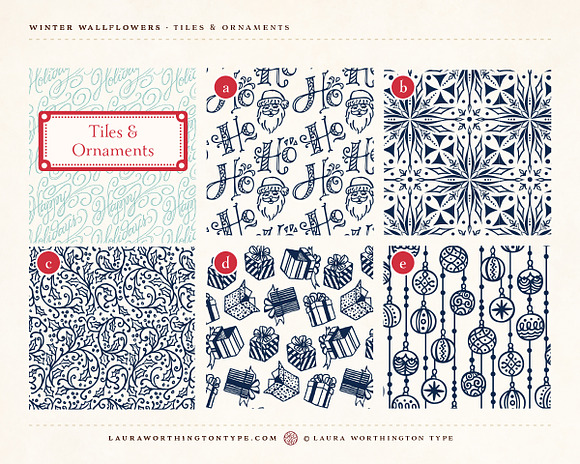 Winter Wallflowers in Patterns - product preview 9