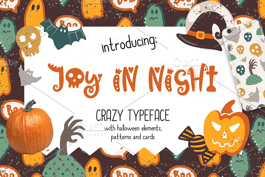 Joy in Night - Halloween Typeface in Halloween Fonts - product preview 8