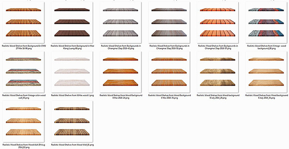 Realistic Shelves & Background Set3 in Textures - product preview 4