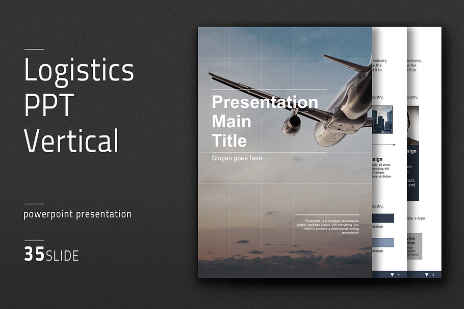 Logistics PPT Vertical in PowerPoint Templates - product preview 8