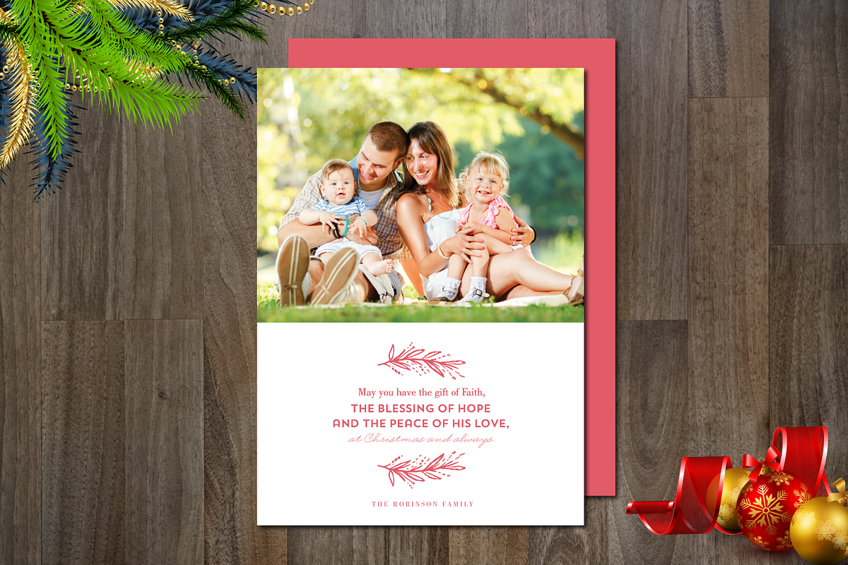 Holiday Photo Card in Card Templates - product preview 8
