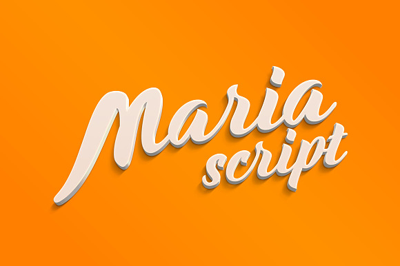 Maria Script Font Family in Script Fonts - product preview 1