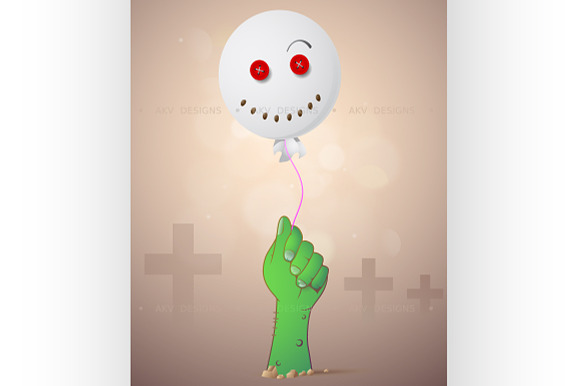 Halloween party invitation card in Illustrations - product preview 3