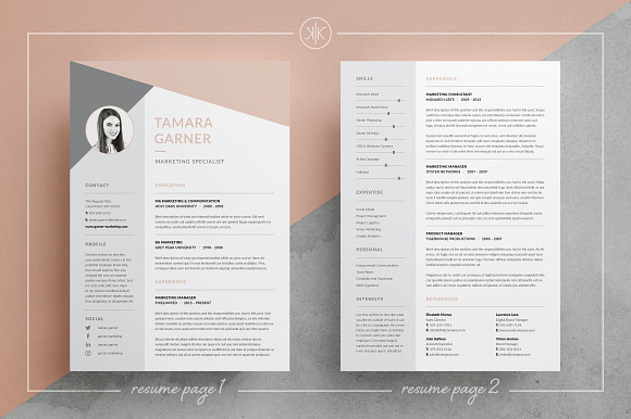 Resume/CV | Tamara in Resume Templates - product preview 1