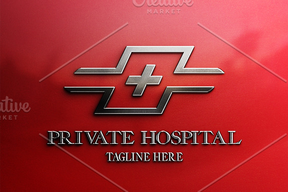 Hospital logo in Logo Templates - product preview 2