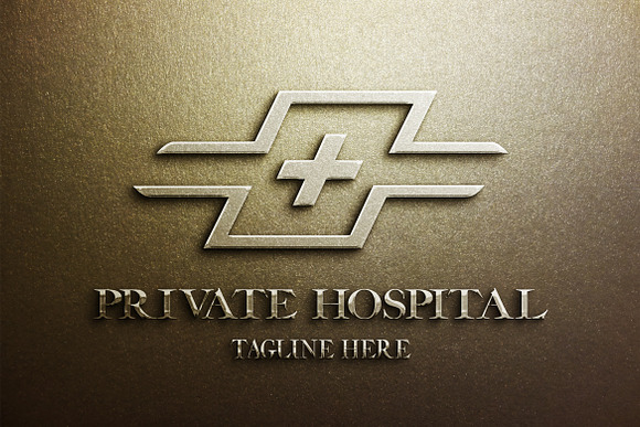 Hospital logo in Logo Templates - product preview 3