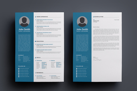 Professional Resume/CV in Resume Templates - product preview 3