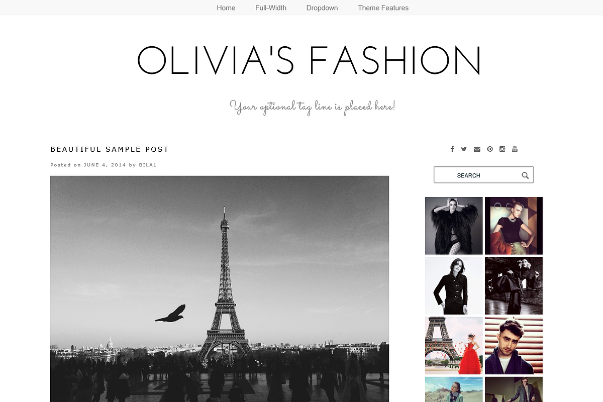 WordPress Theme - Olivia's Fashion in WordPress Blog Themes - product preview 8