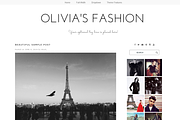 WordPress Theme - Olivia's Fashion
