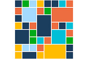 Squares Color Background