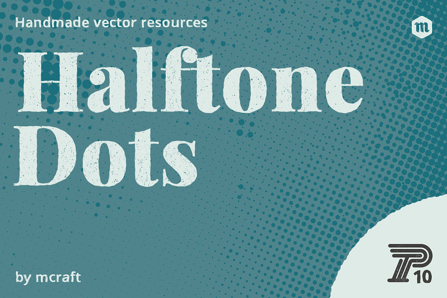 Halftone Dots Texture Pack in Textures - product preview 8