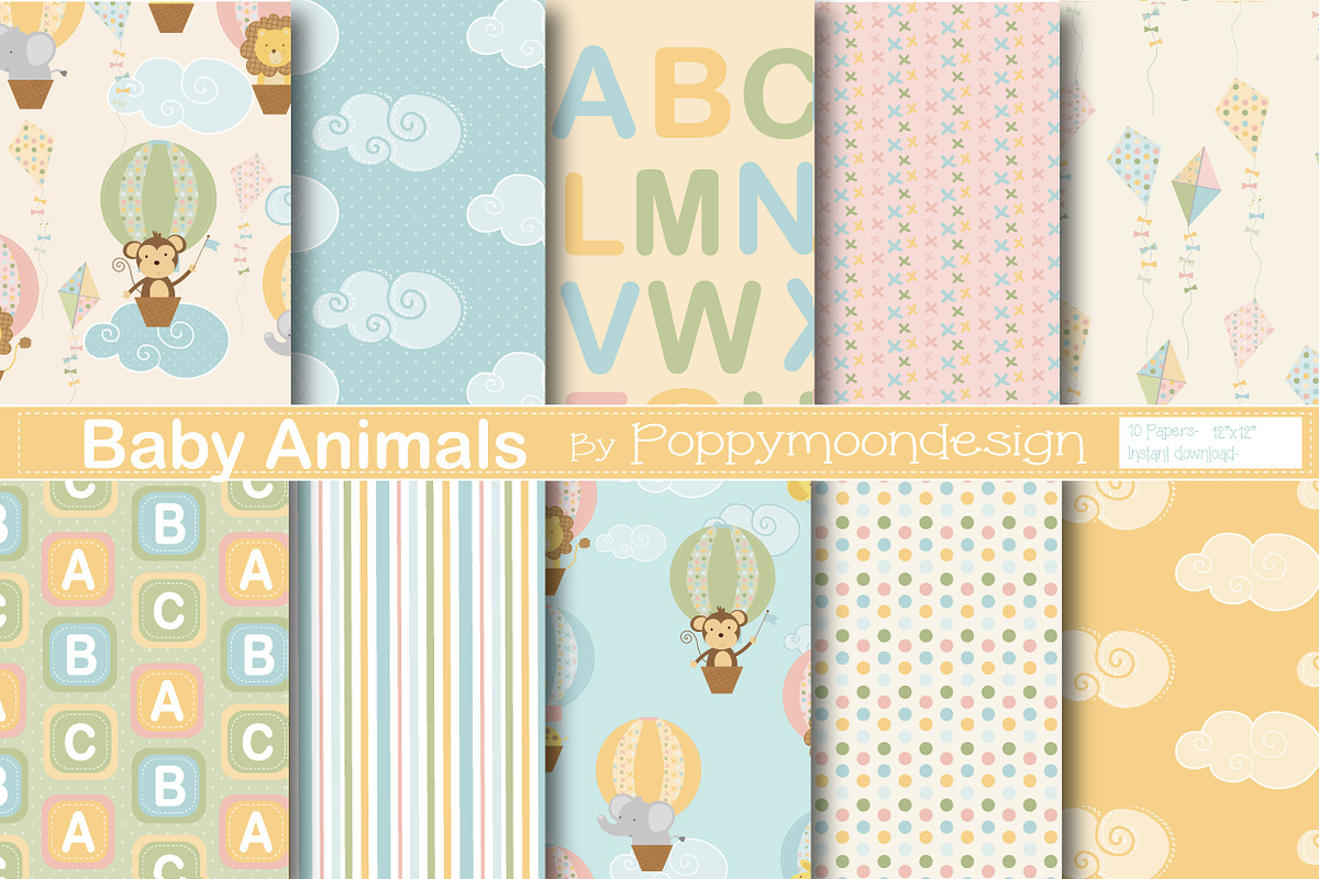Baby Animals in Illustrations - product preview 8