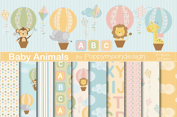 Baby Animals in Illustrations - product preview 2