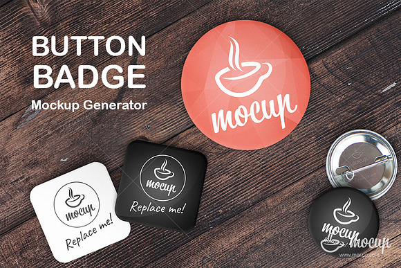Budget Buttons Mockup Generator in Product Mockups - product preview 1