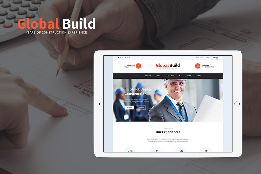 Global Build - Construction WP Theme in WordPress Business Themes - product preview 8