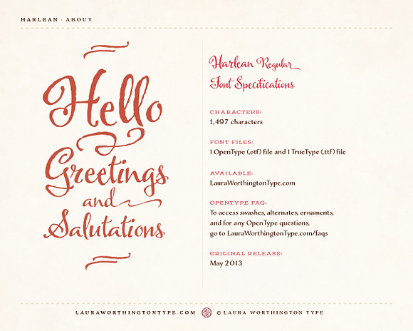 Harlean in Display Fonts - product preview 6