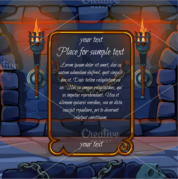 King ghost in the castle and text in Illustrations - product preview 3