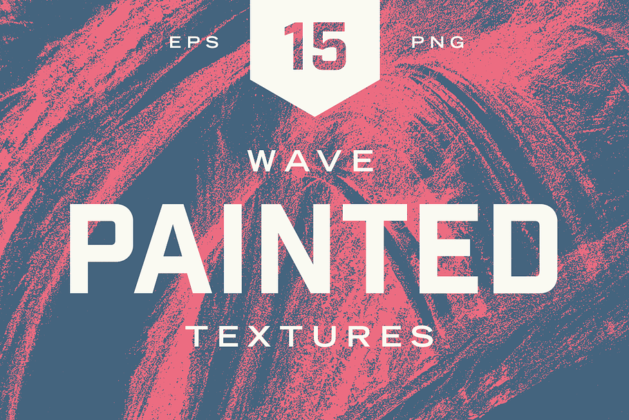 Painted Wave Textures in Textures - product preview 8