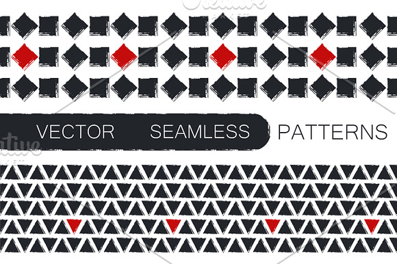 6 Seamless patterns & 13 Strokes in Patterns - product preview 3