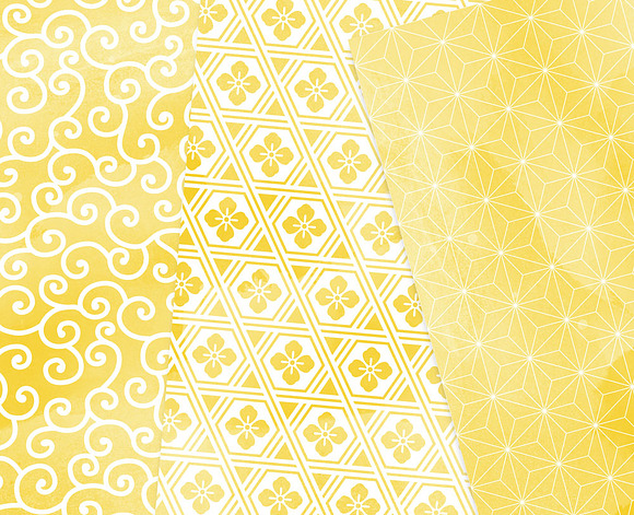 Yellow Watercolor Background Texture in Patterns - product preview 4