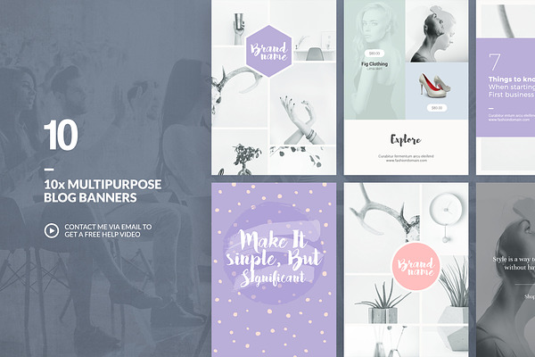 Multipurpose - Blog Banners Pack