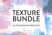 Texture Photoshop brush bundle