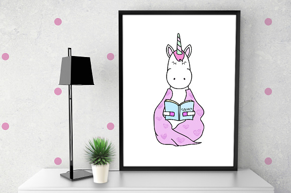 Unicorn's autumn in Illustrations - product preview 3